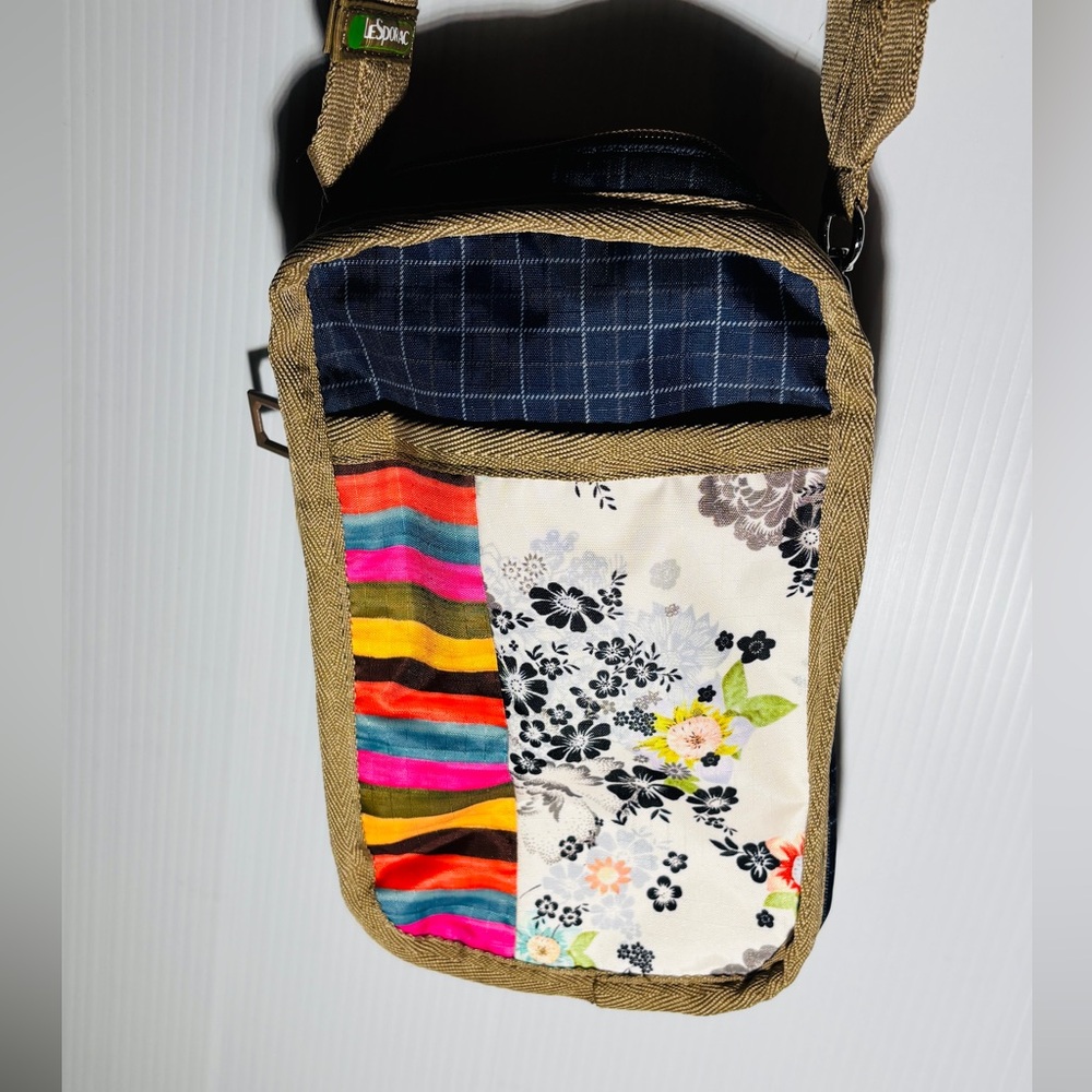 LeSportsac Floral and Plaid Crossbody Bag - Picture 3 of 4